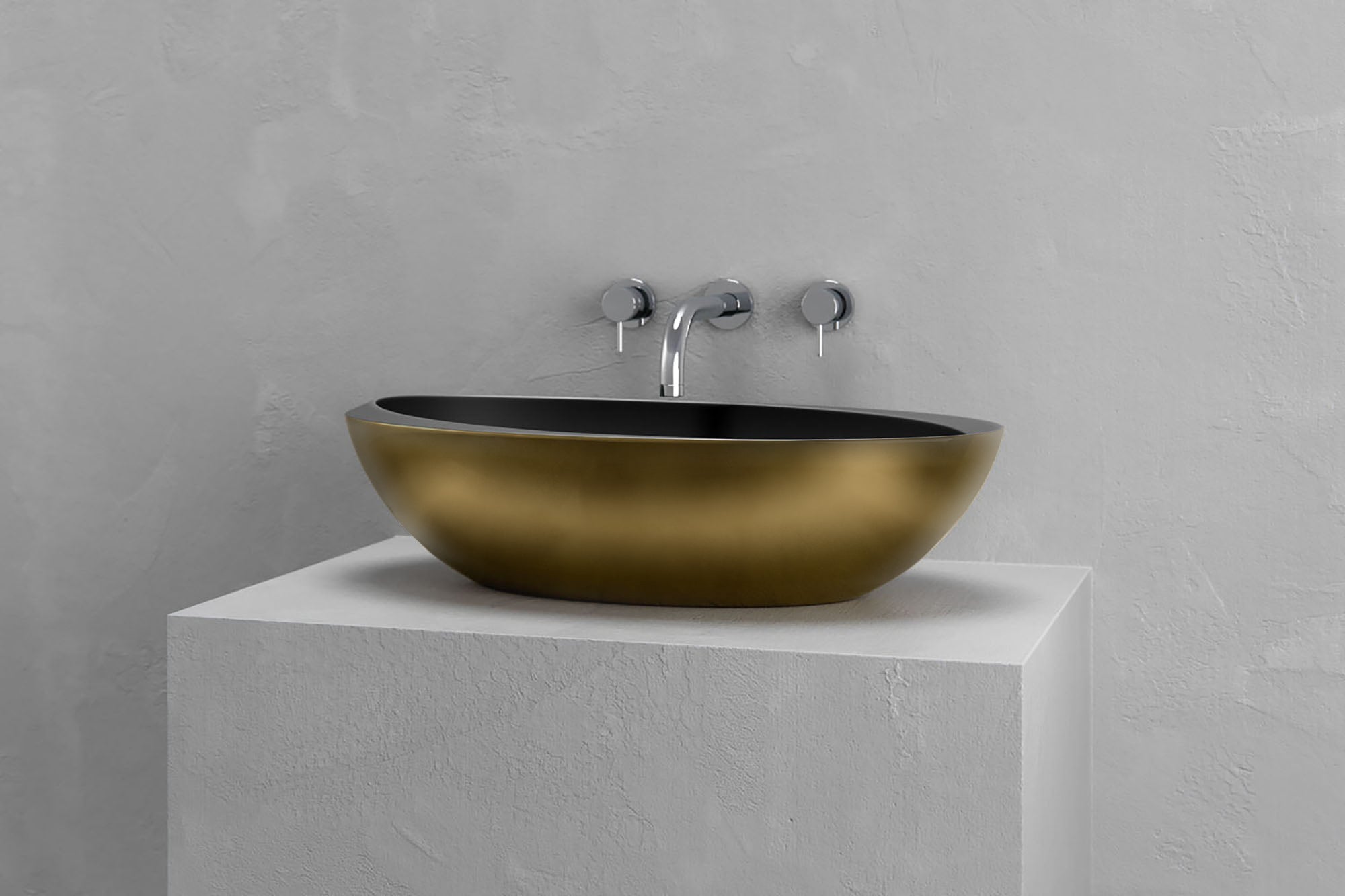 Half Ovoid Luxury Vessel Sink
