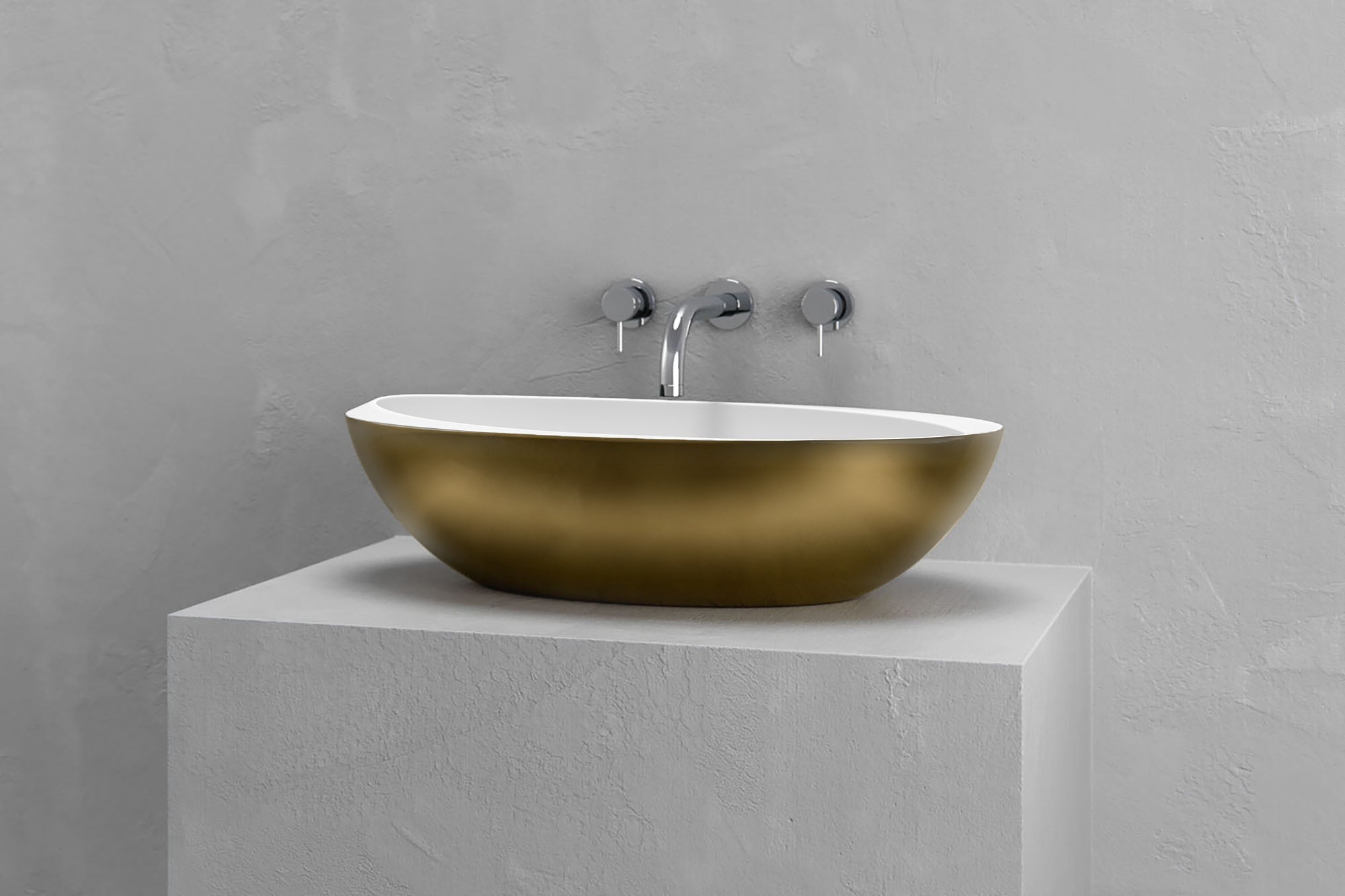 Half Ovoid Luxury Vessel Sink