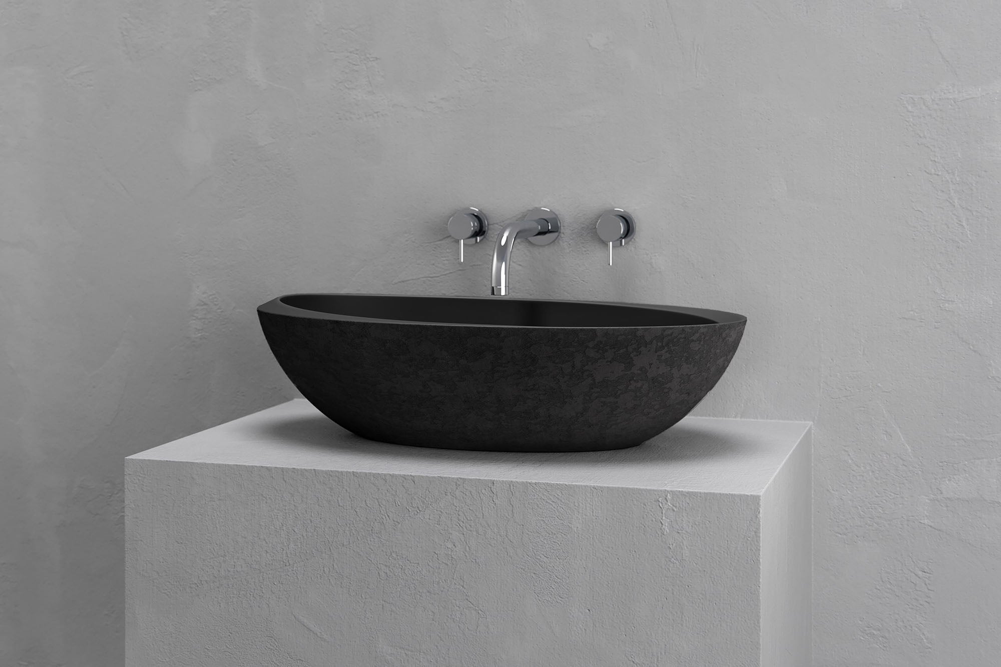 Half Ovoid Luxury Vessel Sink