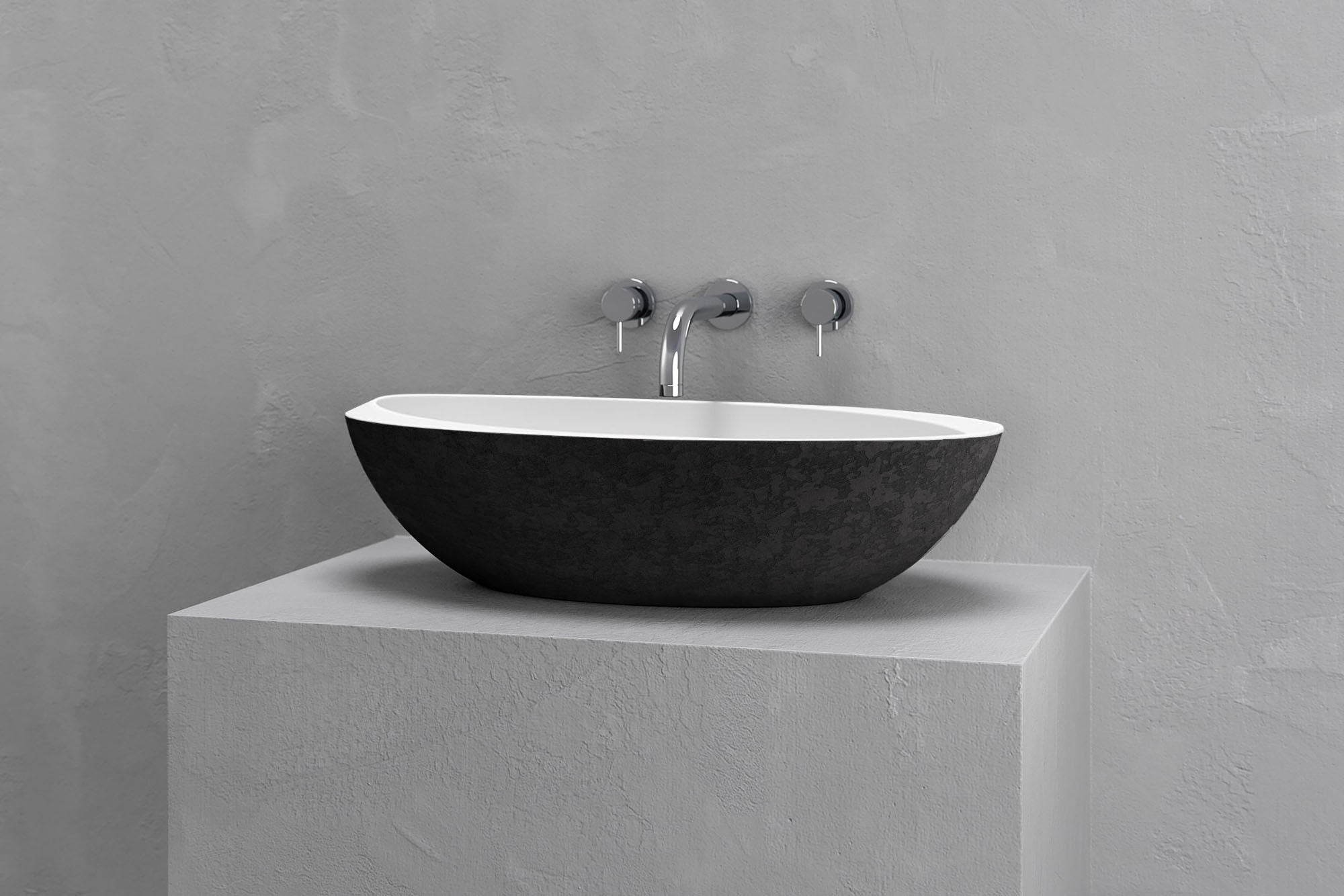 Half Ovoid Luxury Vessel Sink