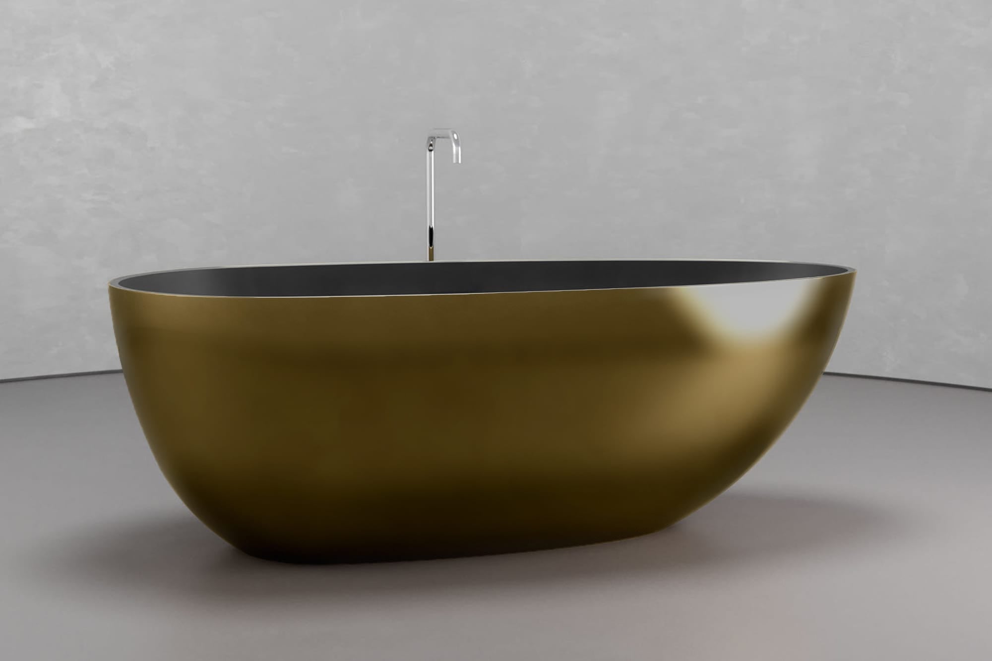 Ovoid Soaking Bathtub