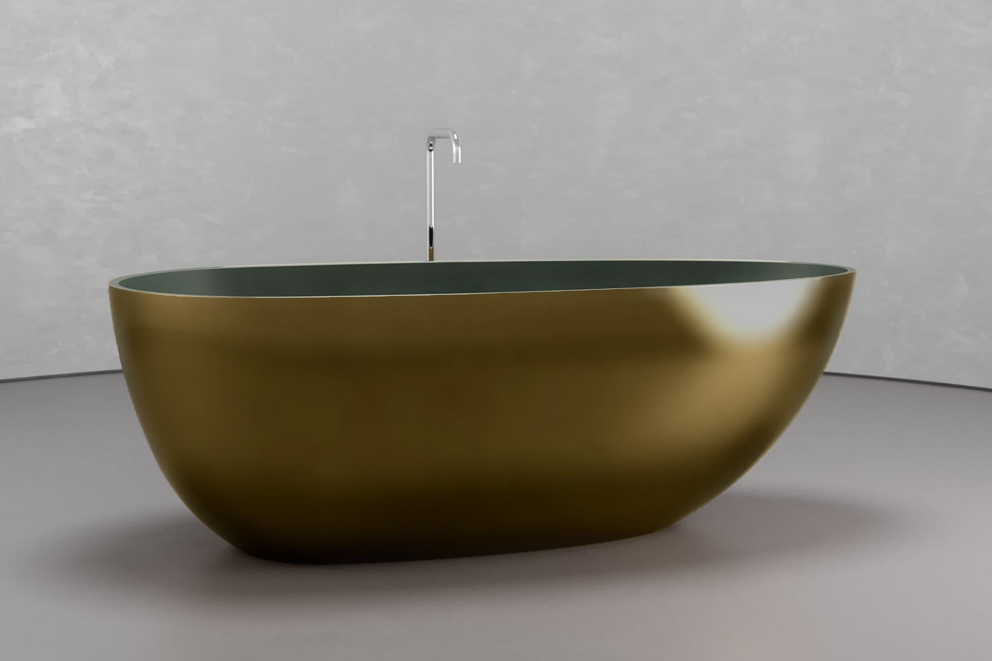 Ovoid Soaking Bathtub