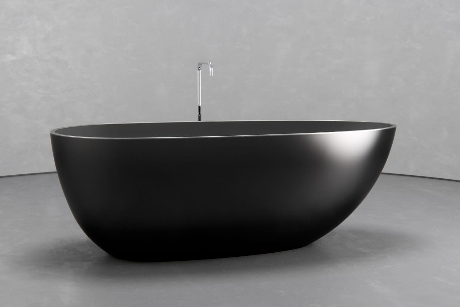 Ovoid Soaking Bathtub