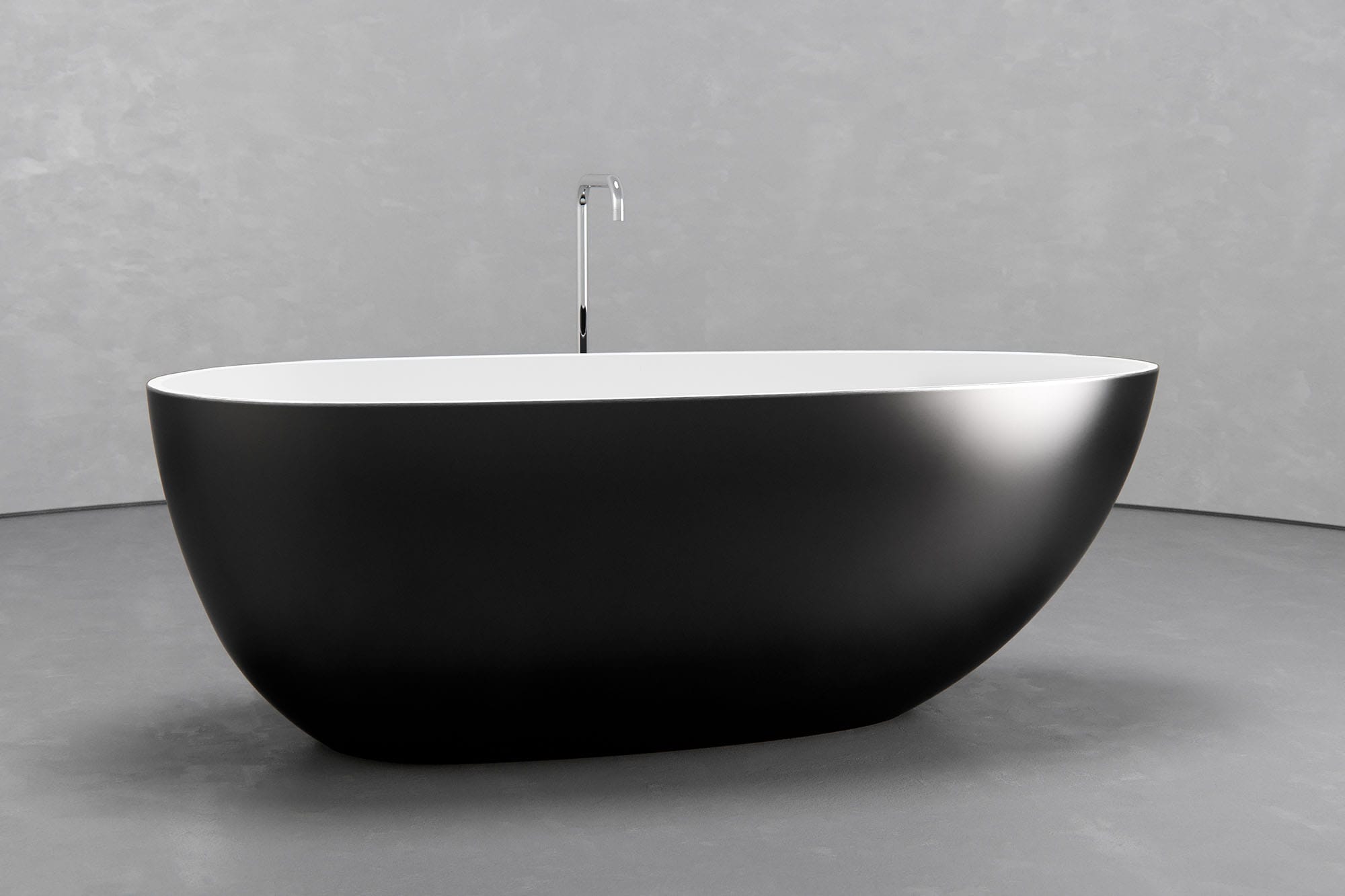 Ovoid Soaking Bathtub