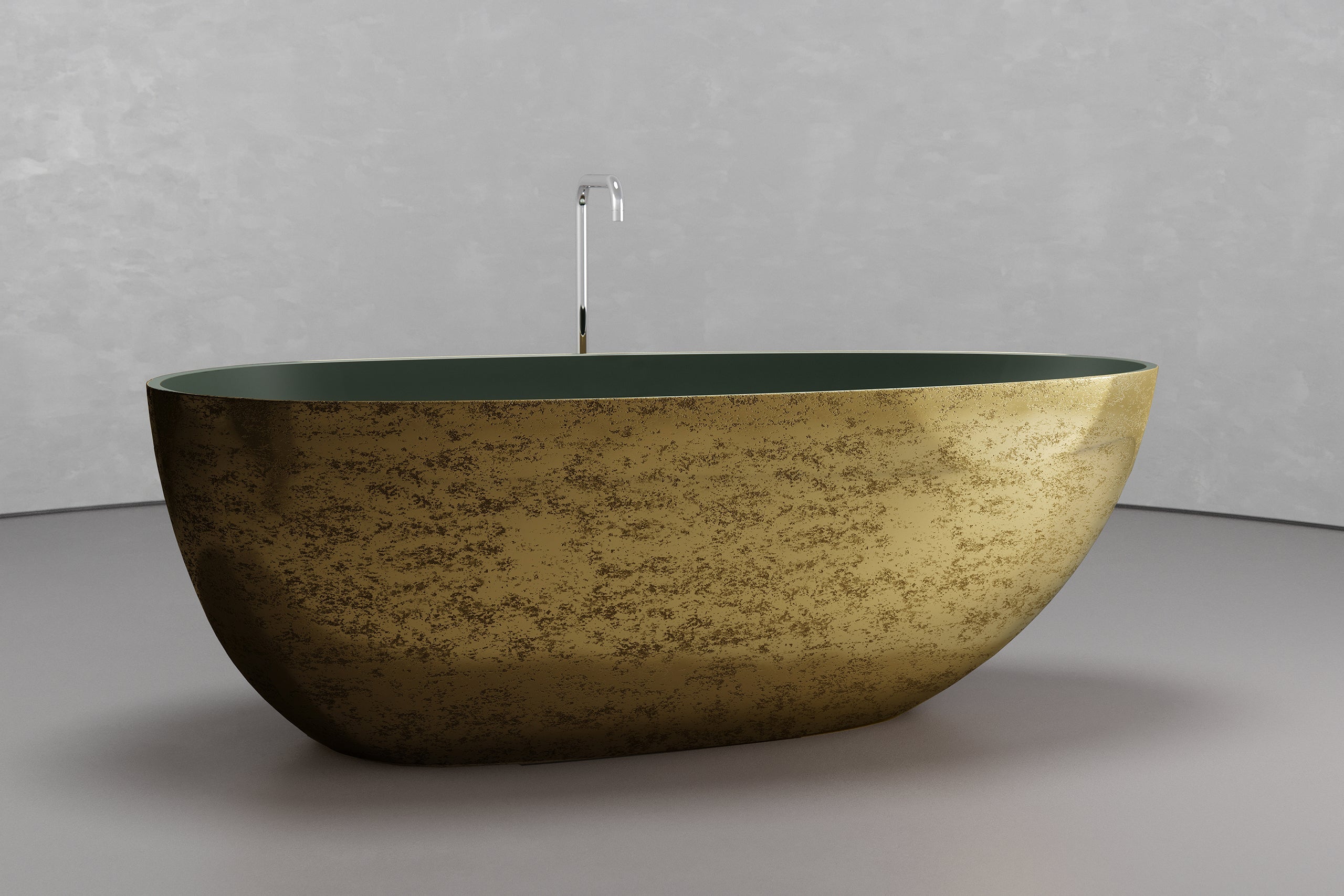 Ovoid Soaking Bathtub