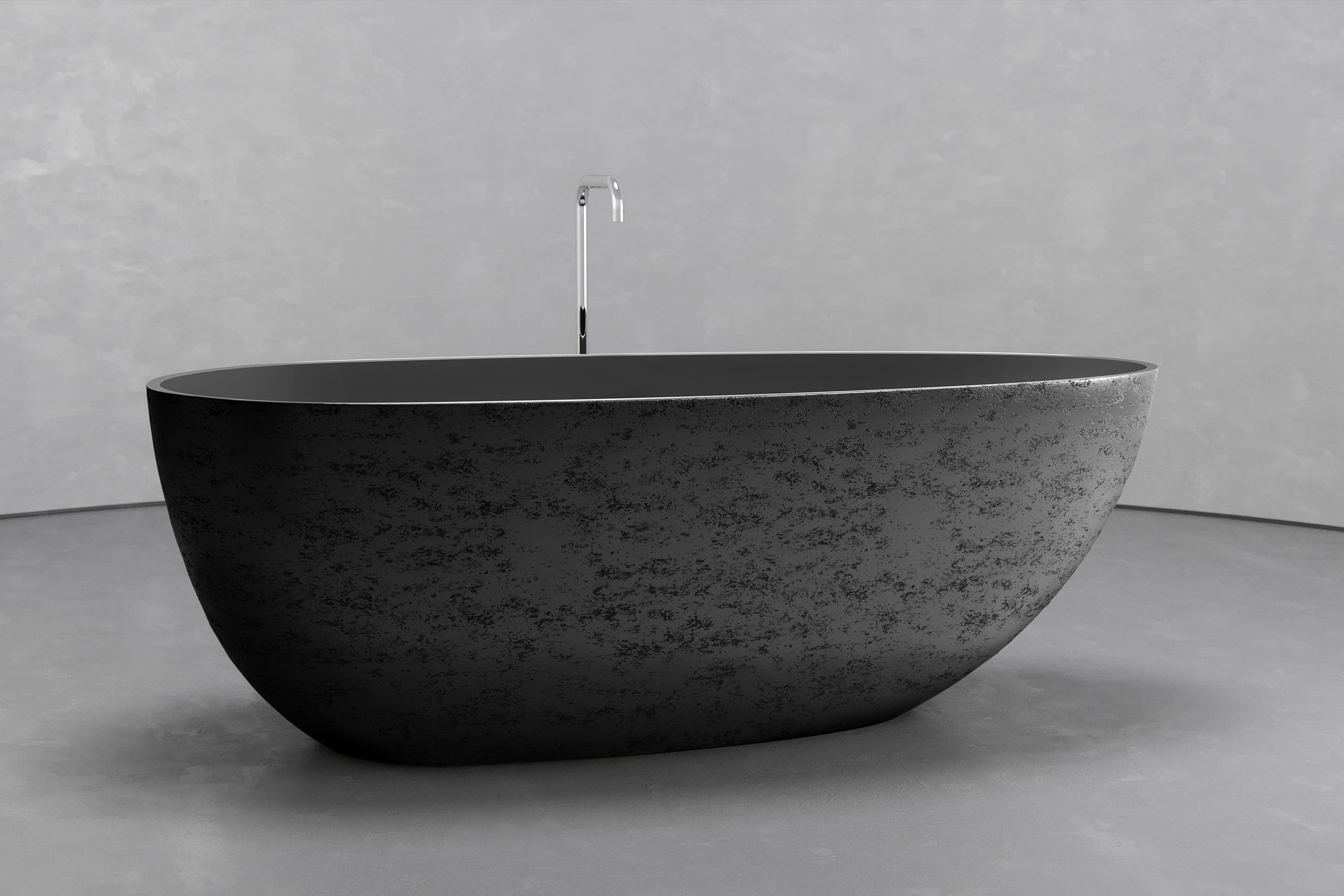 Ovoid Soaking Bathtub