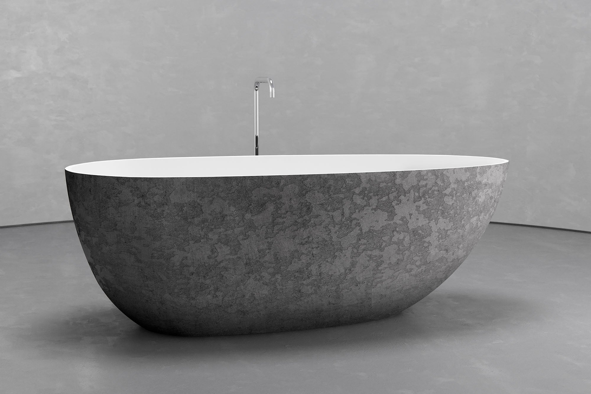 Ovoid Soaking Bathtub