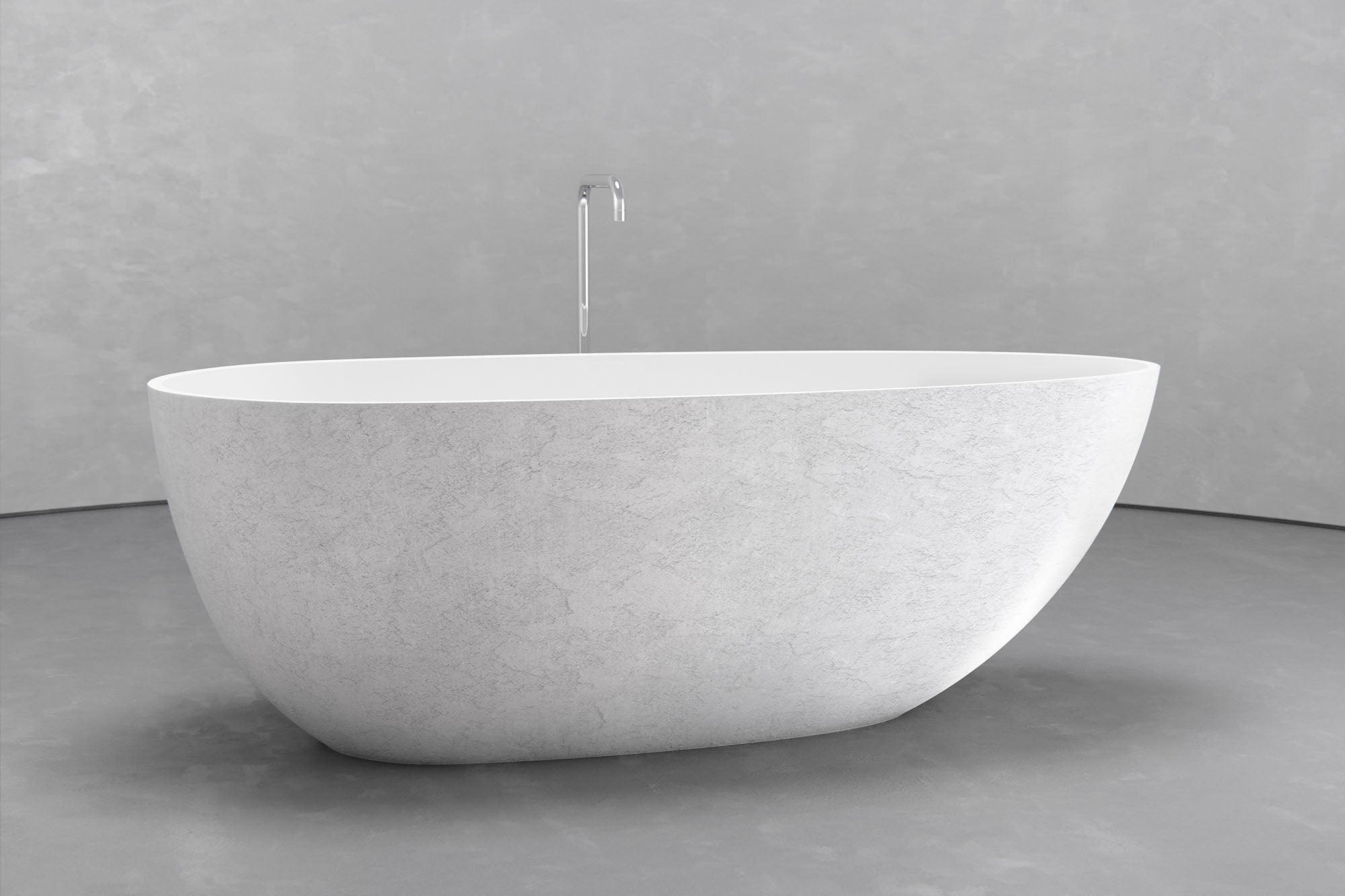 Ovoid Soaking Bathtub