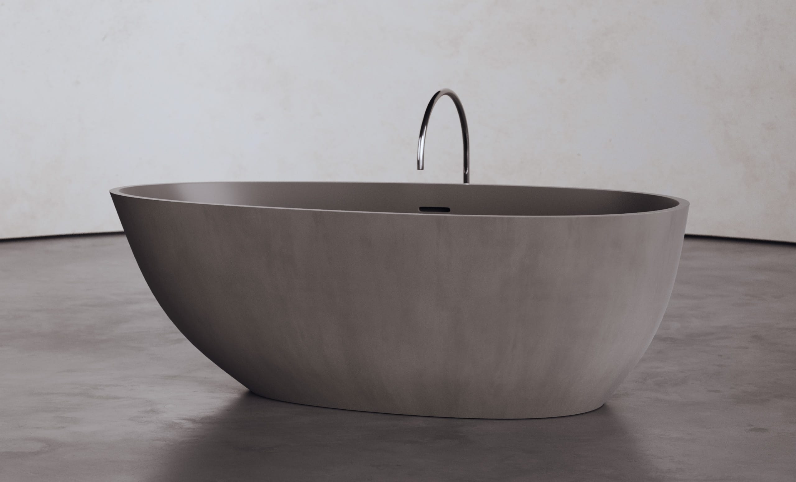 Crafted Ovoid Bathtub