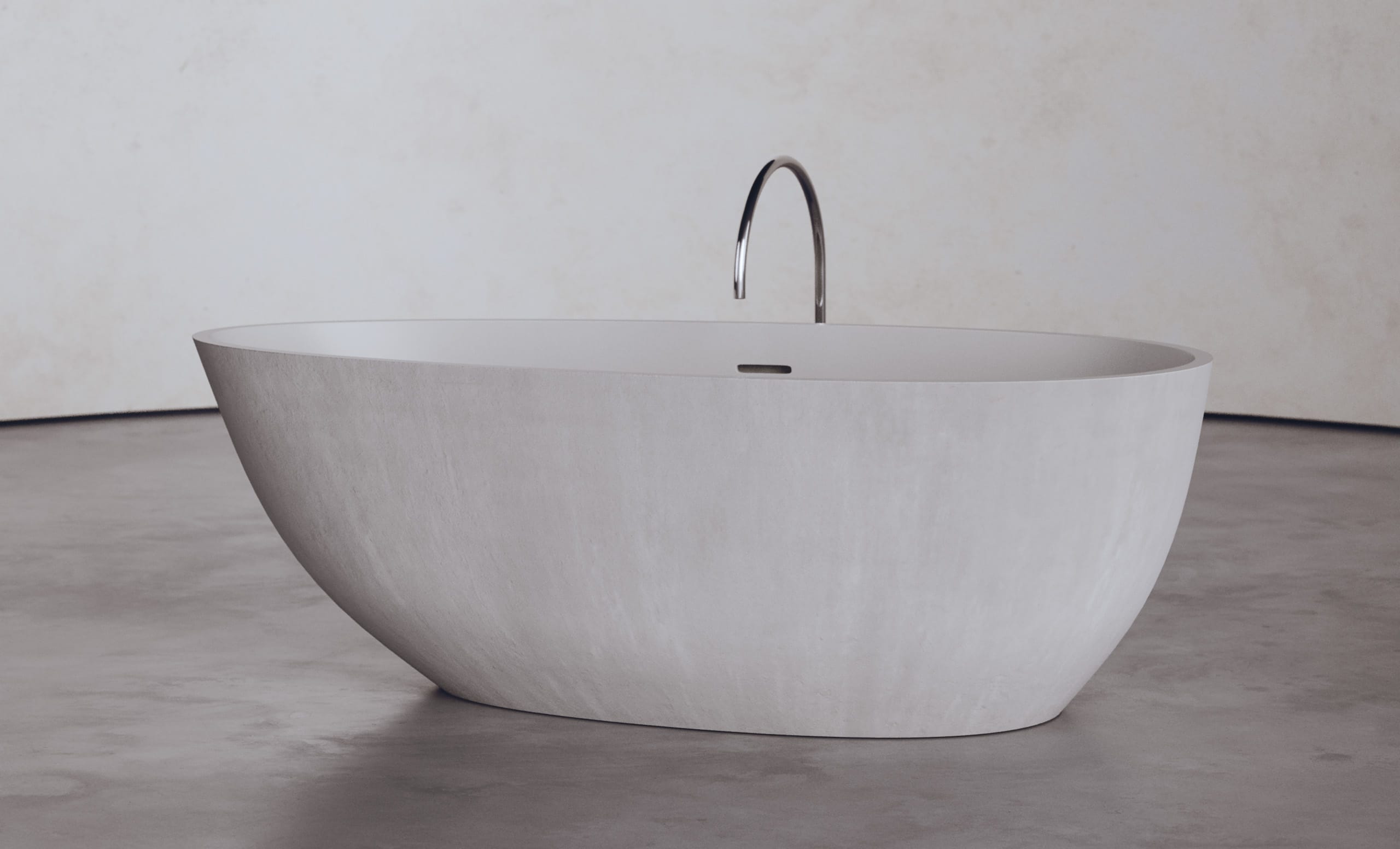 Crafted Ovoid Bathtub