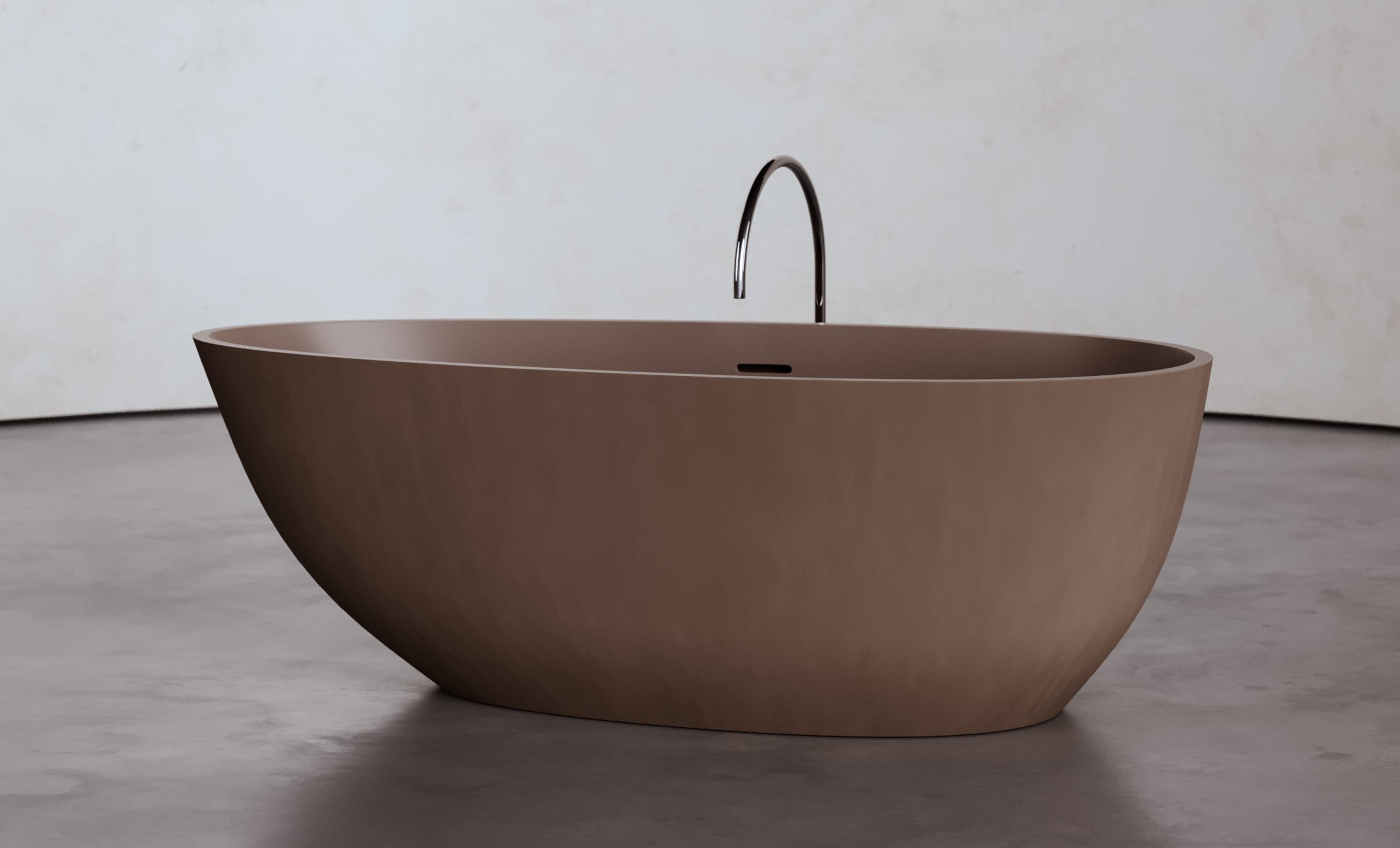 Crafted Ovoid Bathtub