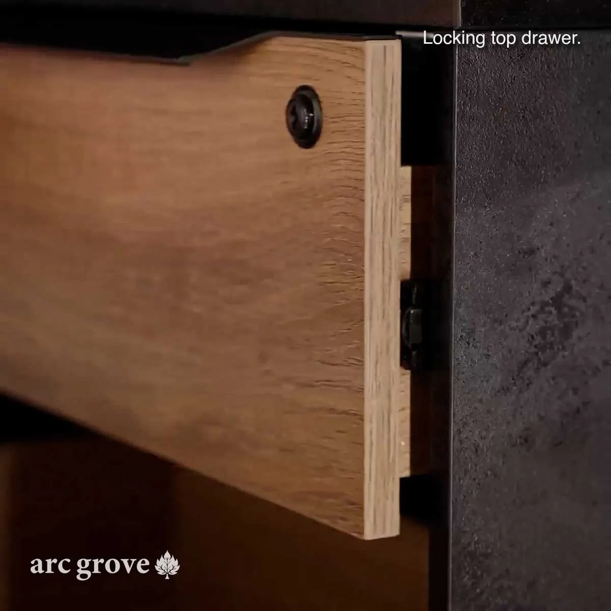Anderson · L-Shaped Executive Standing Desk, Adjustable Height