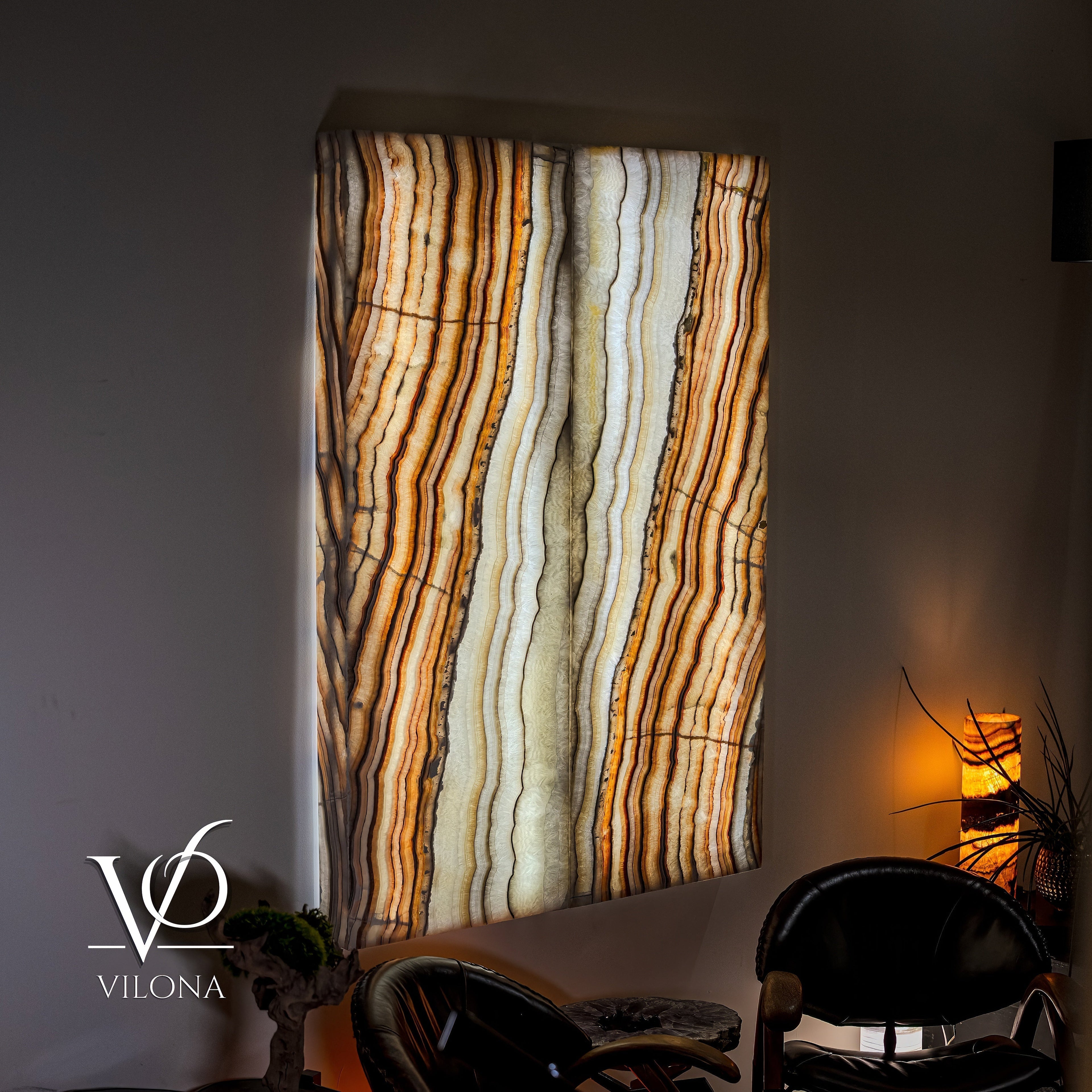 Exotic Sahara Onyx Wall Panels (Set #6)