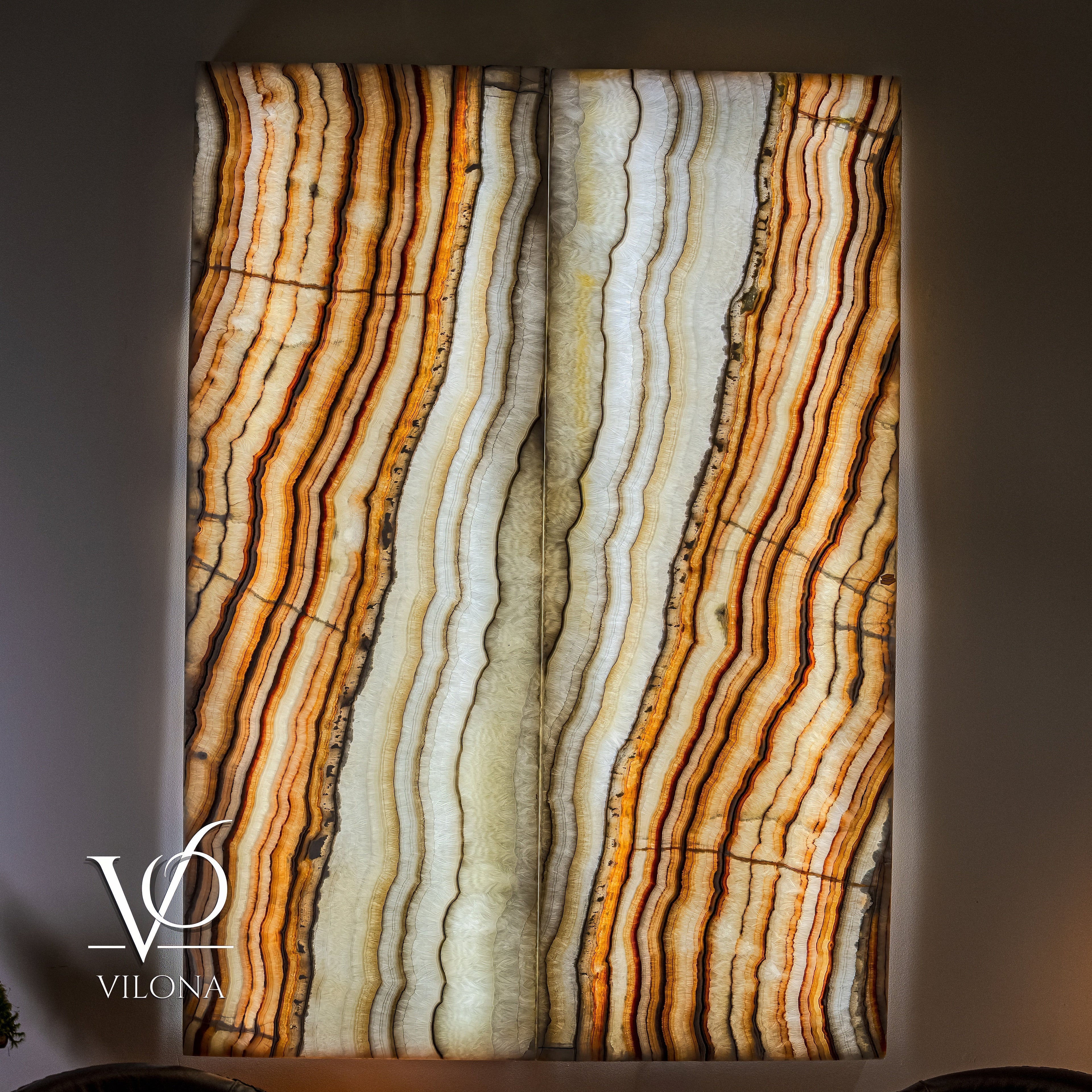 Exotic Sahara Onyx Wall Panels (Set #6)