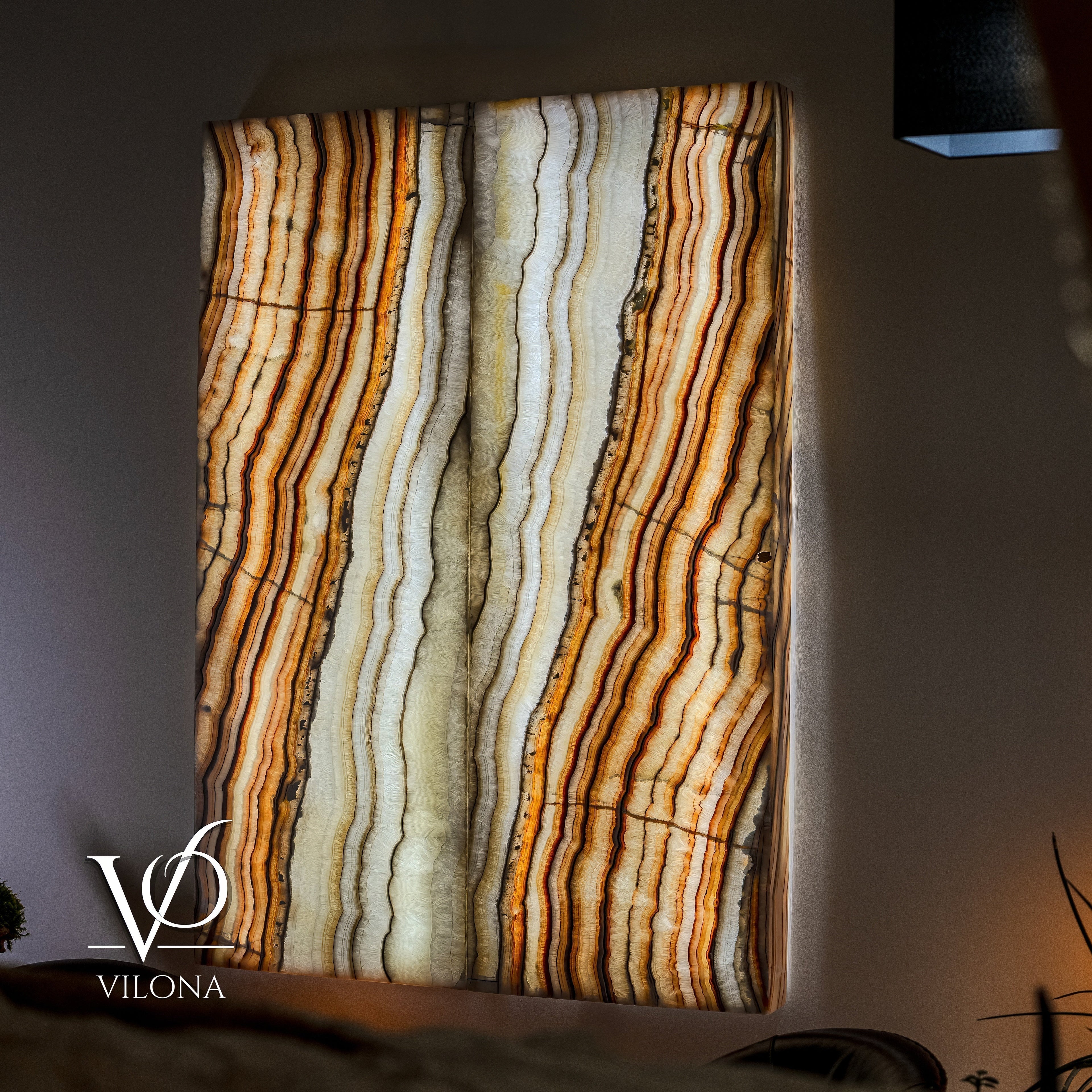 Exotic Sahara Onyx Wall Panels (Set #6)