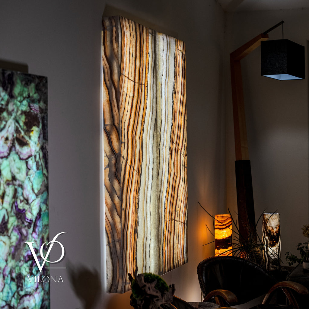 Exotic Sahara Onyx Wall Panels (Set #6)