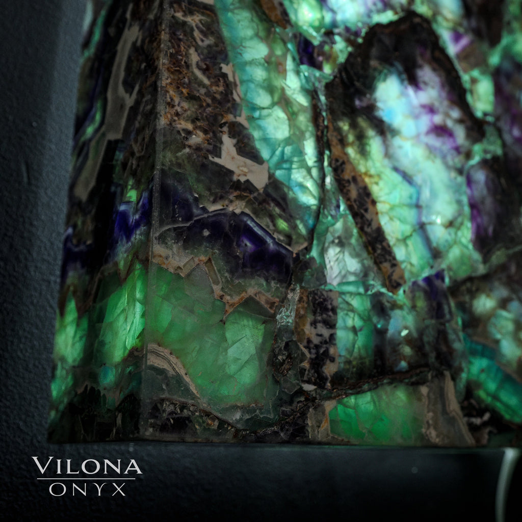 Fluorite Crystal Wall Panels (Set #8) Mosaic