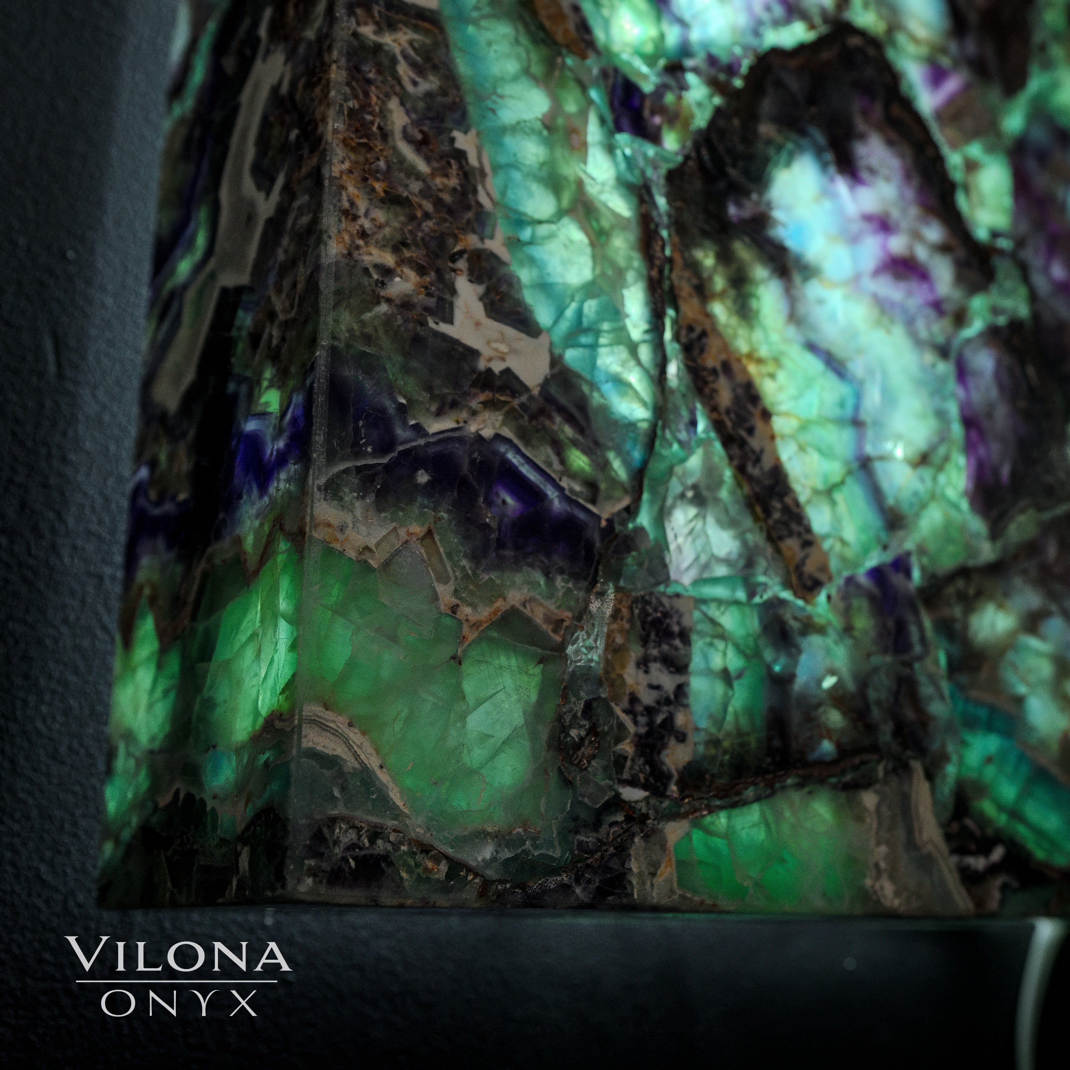 Fluorite Crystal Wall Panels (Set #8) Mosaic