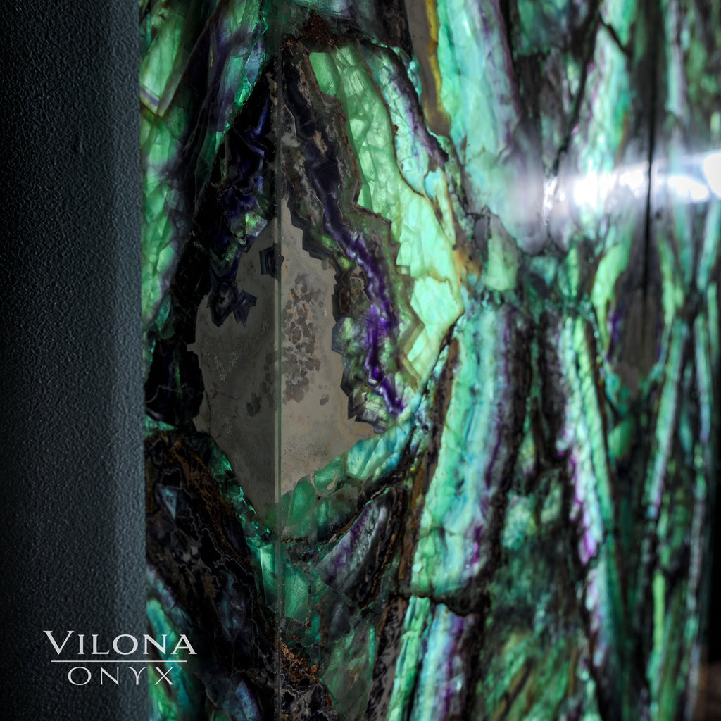 Fluorite Crystal Wall Panels (Set #8) Mosaic