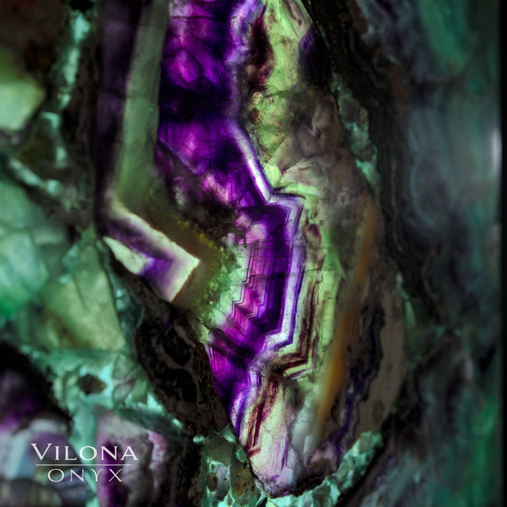 Fluorite Crystal Wall Panels (Set #8) Mosaic