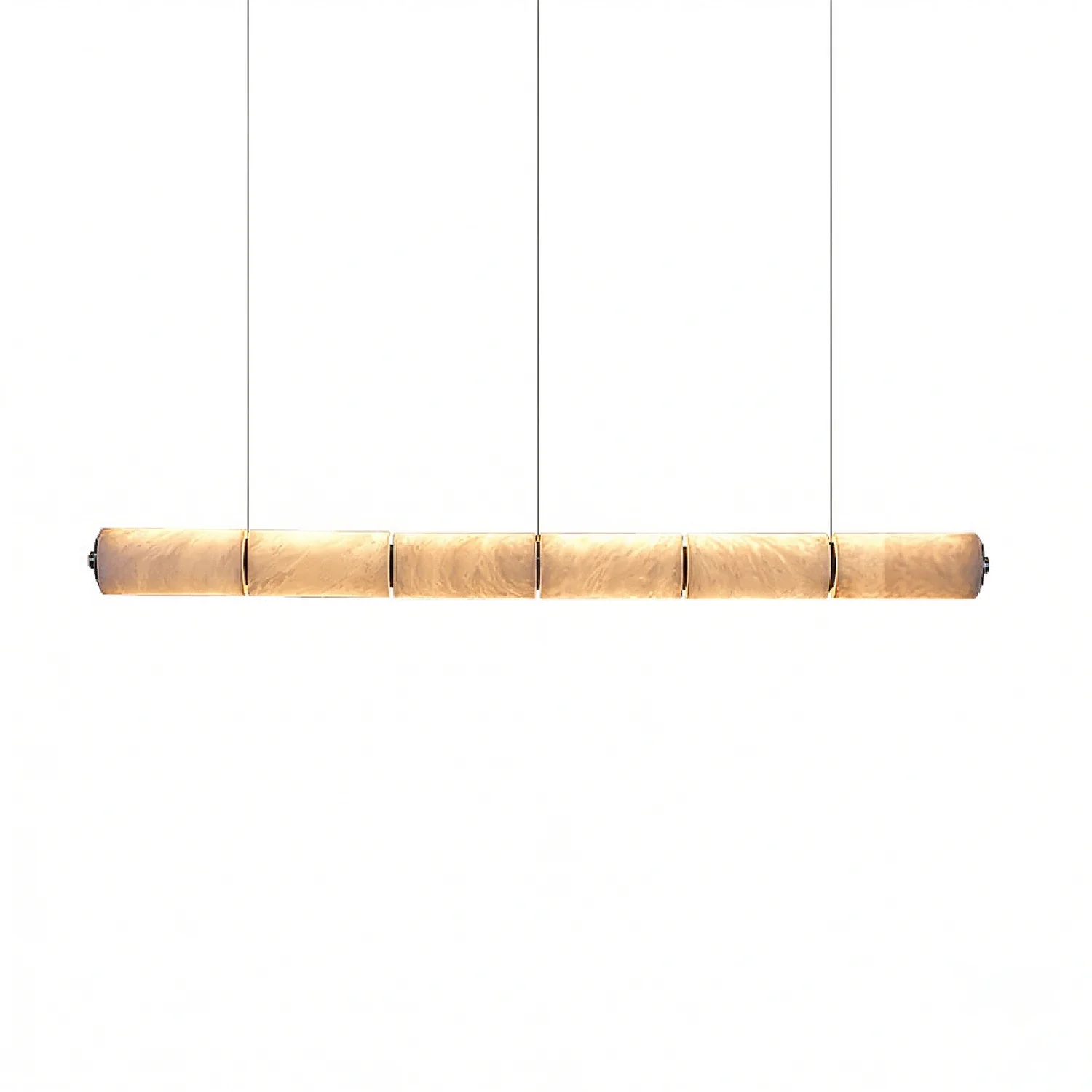 Linear Alabaster LED Chandelier