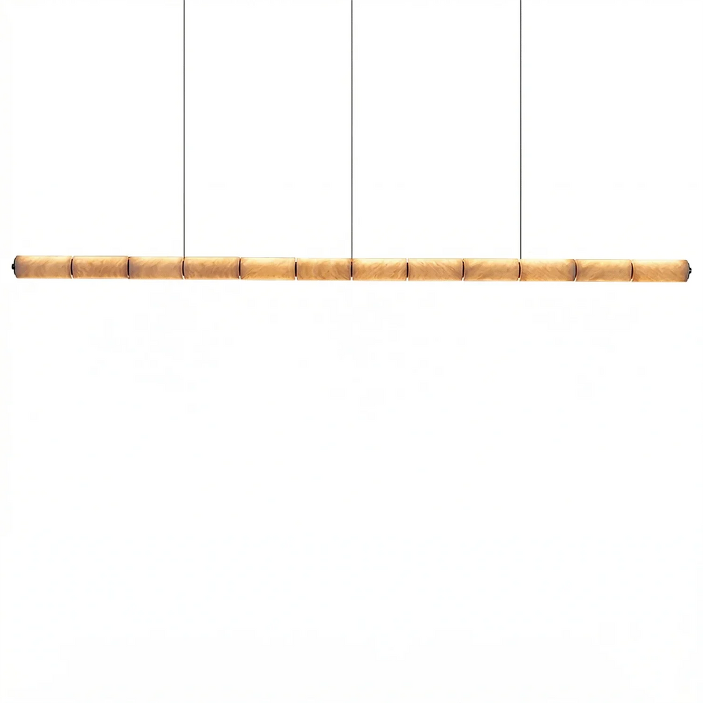Linear Alabaster LED Chandelier