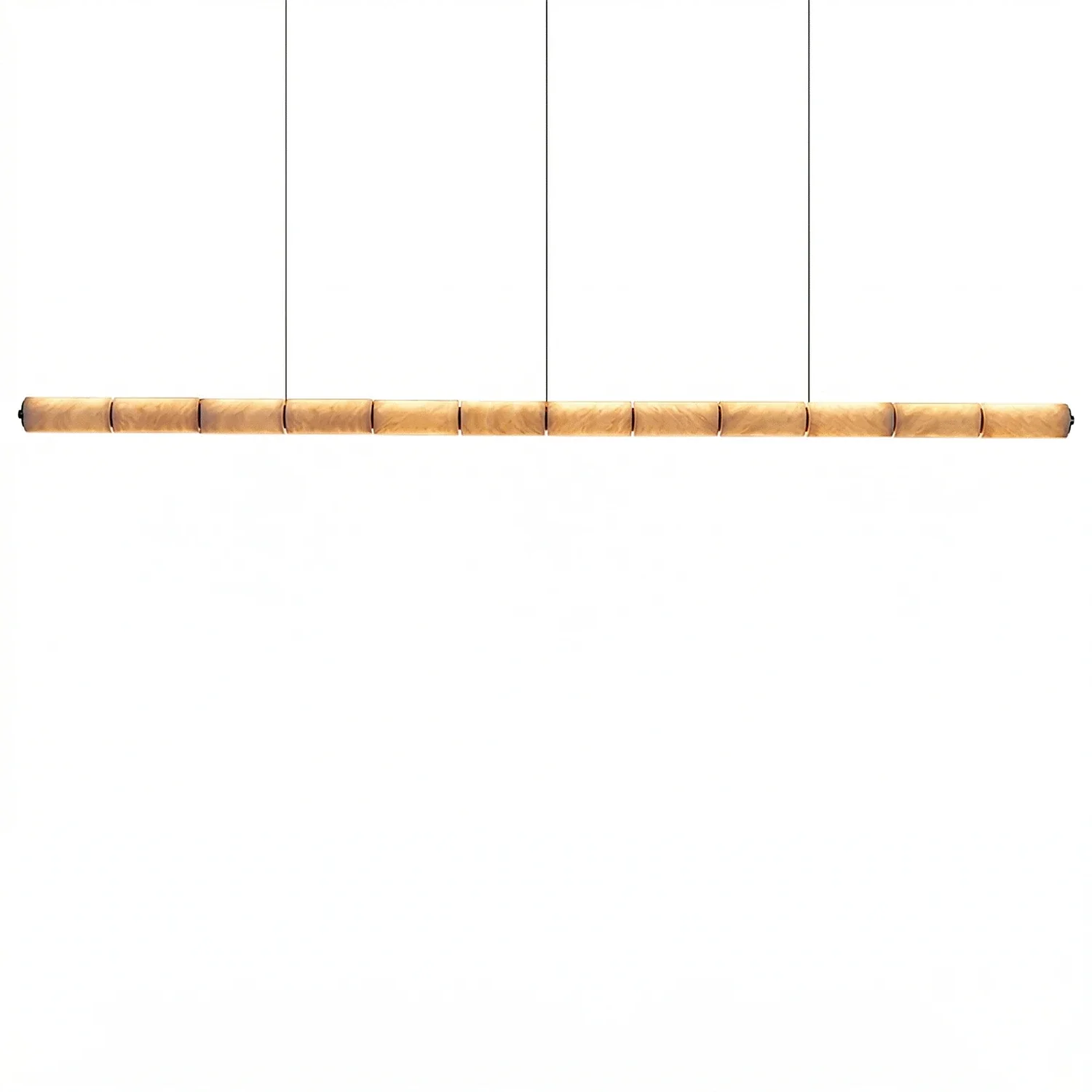 Linear Alabaster LED Chandelier