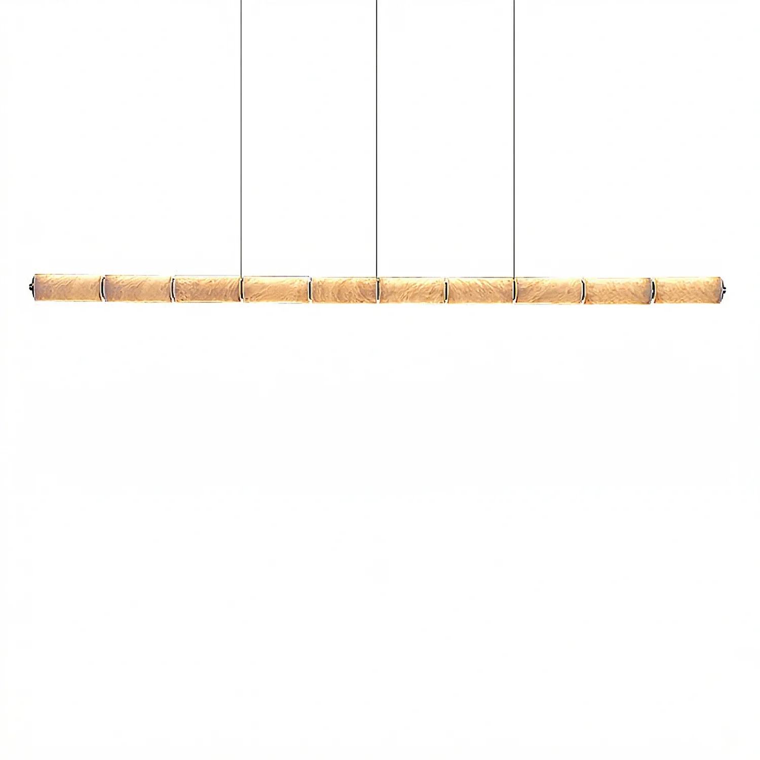 Linear Alabaster LED Chandelier