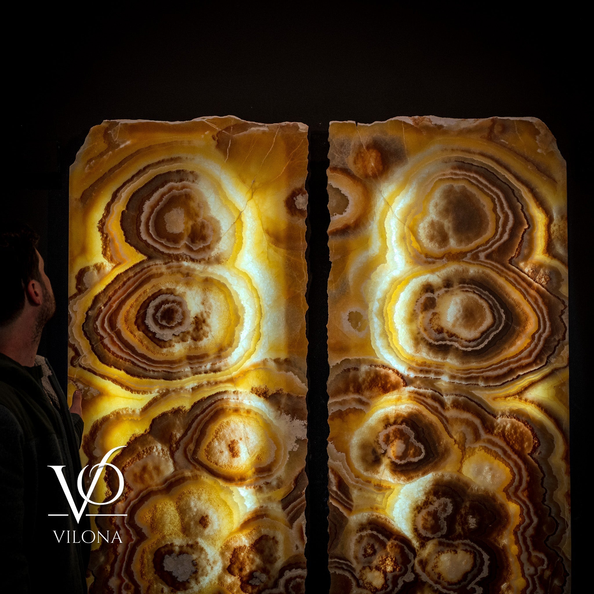 Miami Sunset Onyx Wall Panels (Set#1)