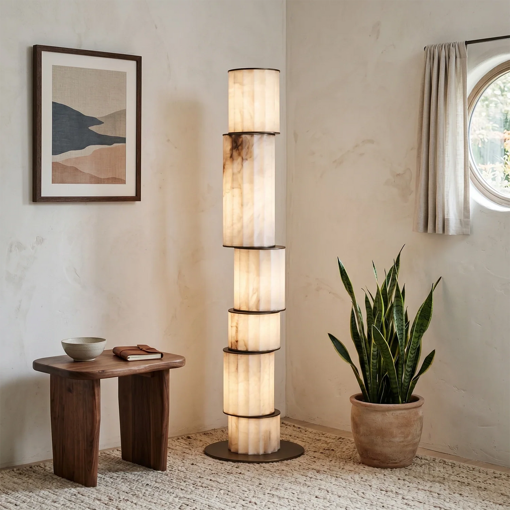 Padana Alabaster Floor Lamp