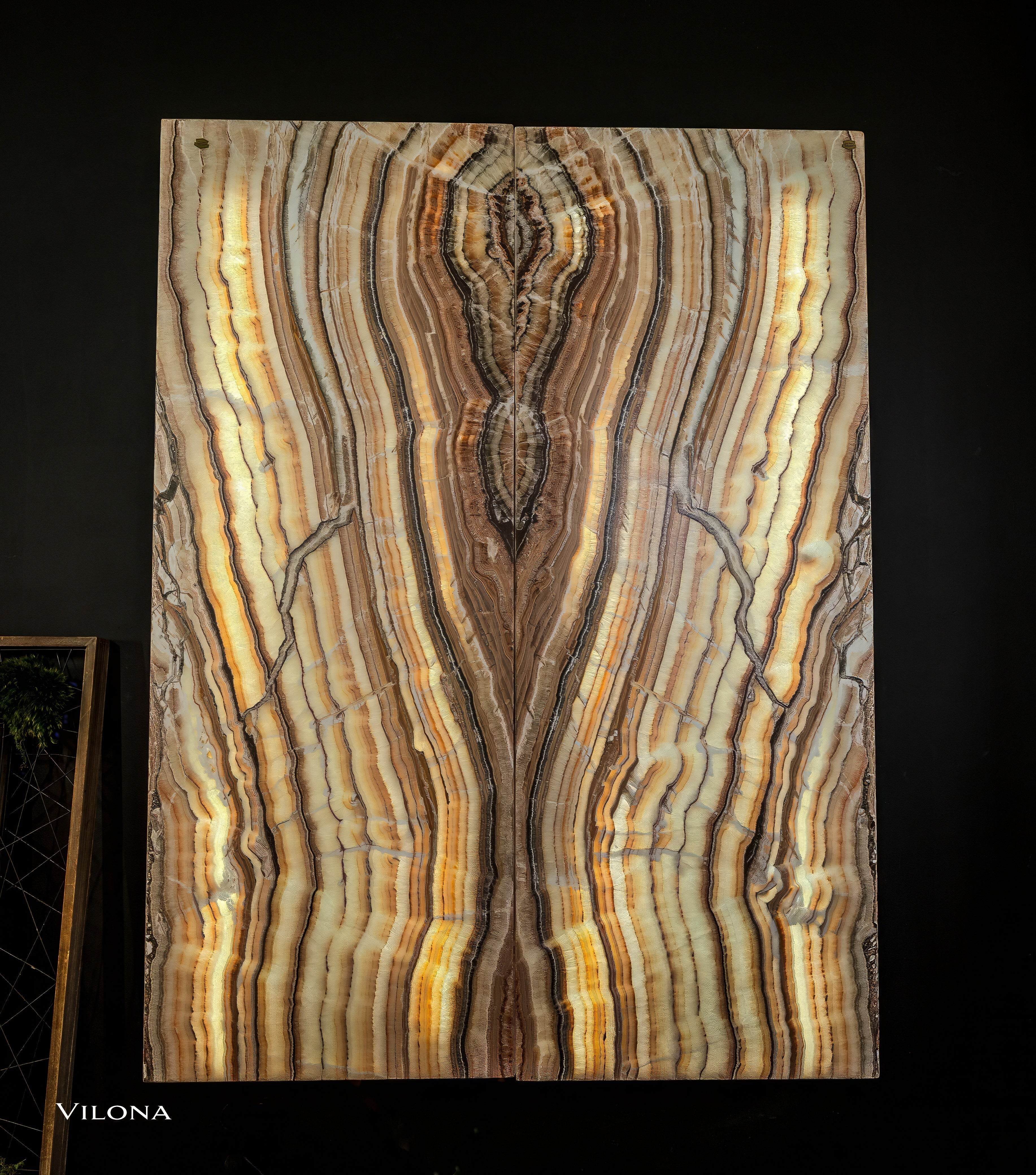 Sahara Onyx Wall Panels (Set #2 Out Of 3) Exotic