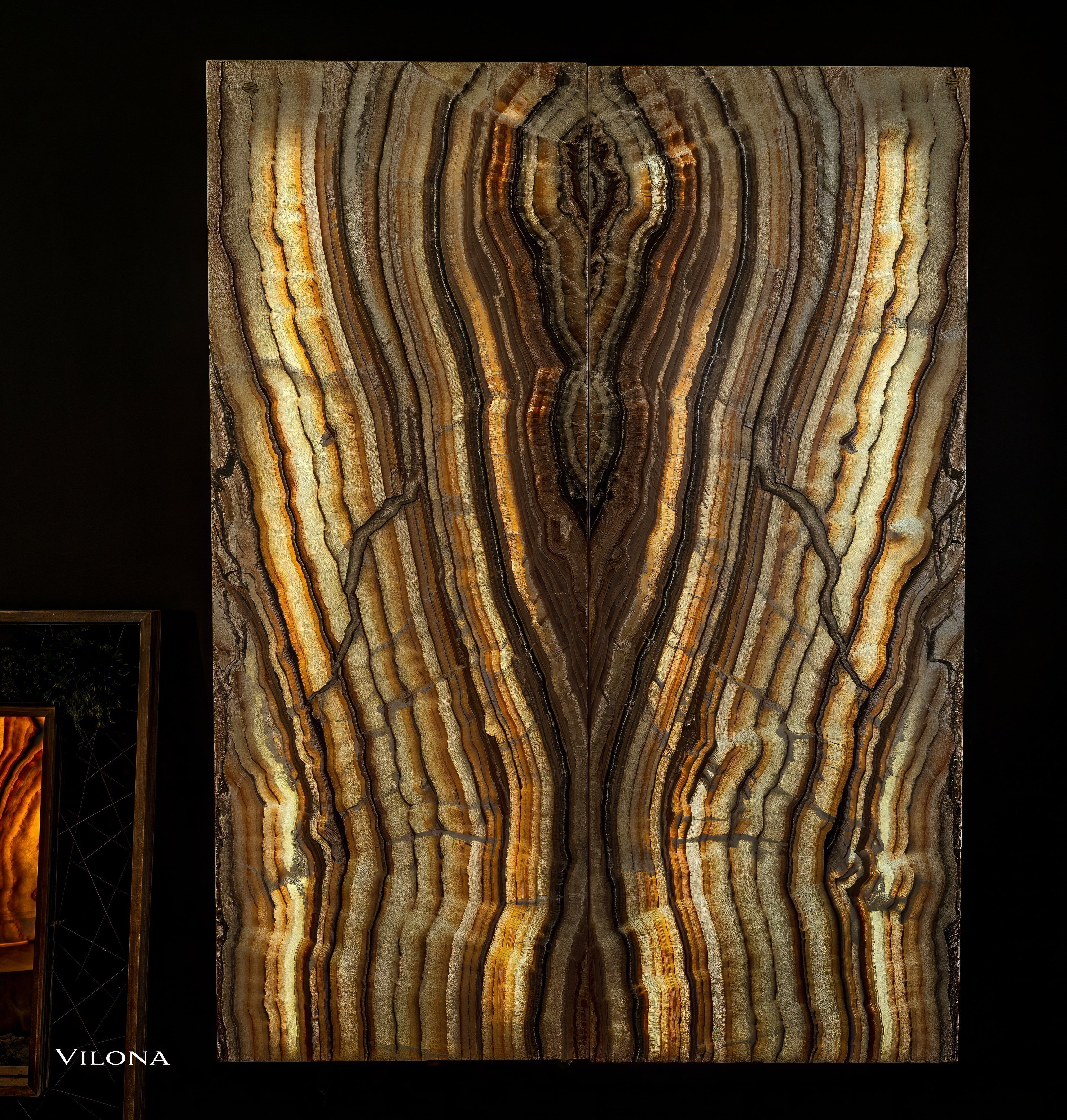 Sahara Onyx Wall Panels (Set #2 Out Of 3) Exotic