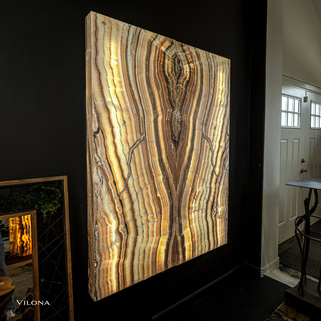 Sahara Onyx Wall Panels (Set #2 Out Of 3) Exotic
