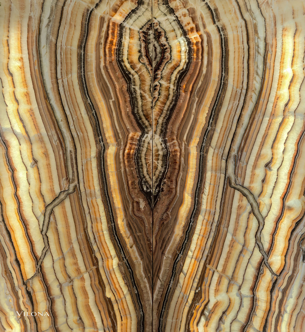 Sahara Onyx Wall Panels (Set #2 Out Of 3) Exotic