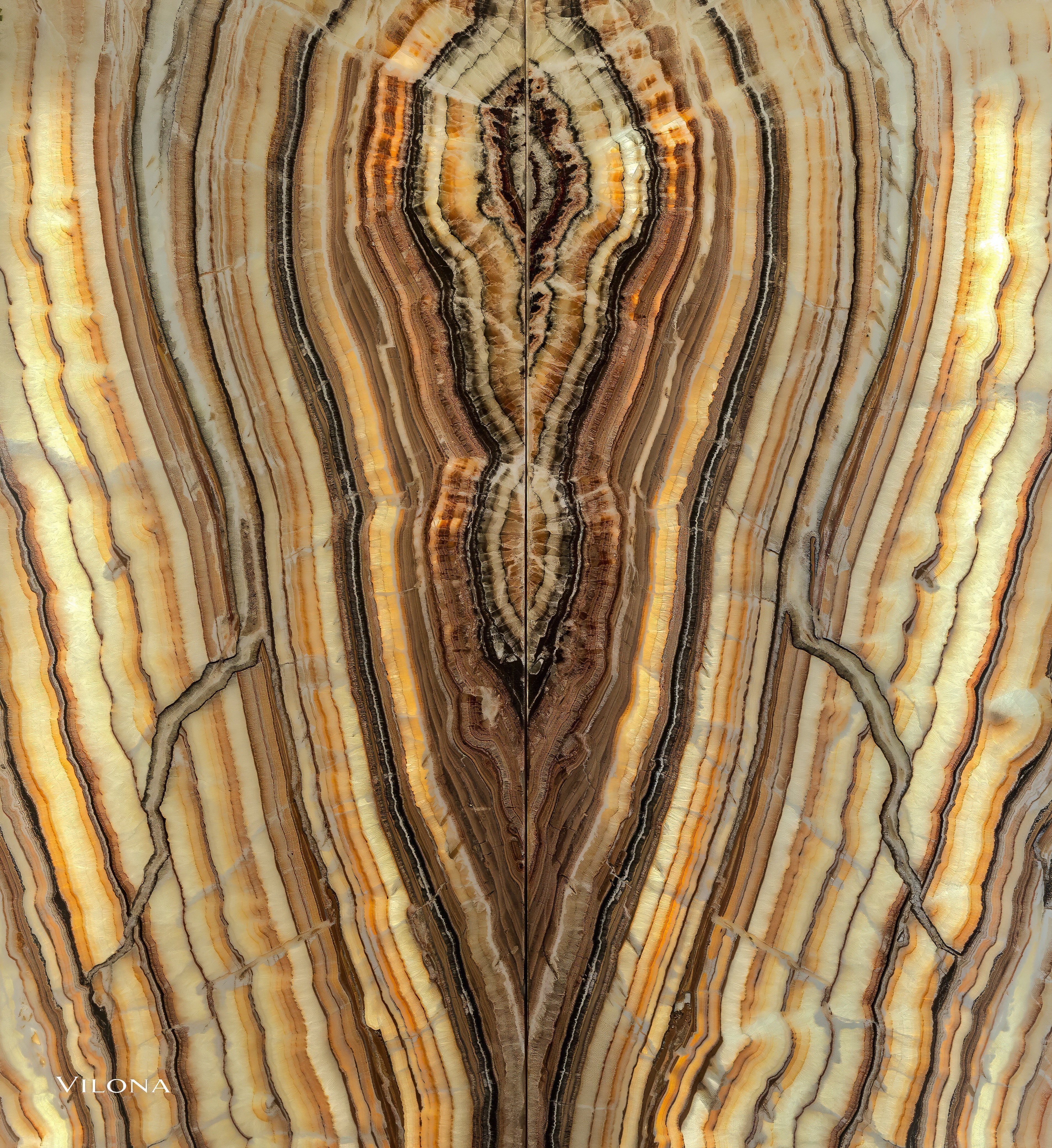 Sahara Onyx Wall Panels (Set #2 Out Of 3) Exotic