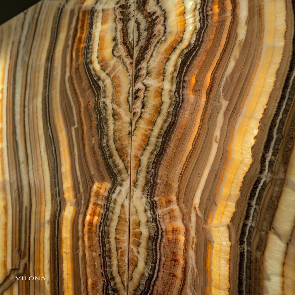 Sahara Onyx Wall Panels (Set #2 Out Of 3) Exotic