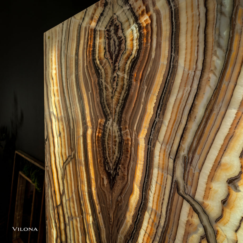 Sahara Onyx Wall Panels (Set #2 Out Of 3) Exotic