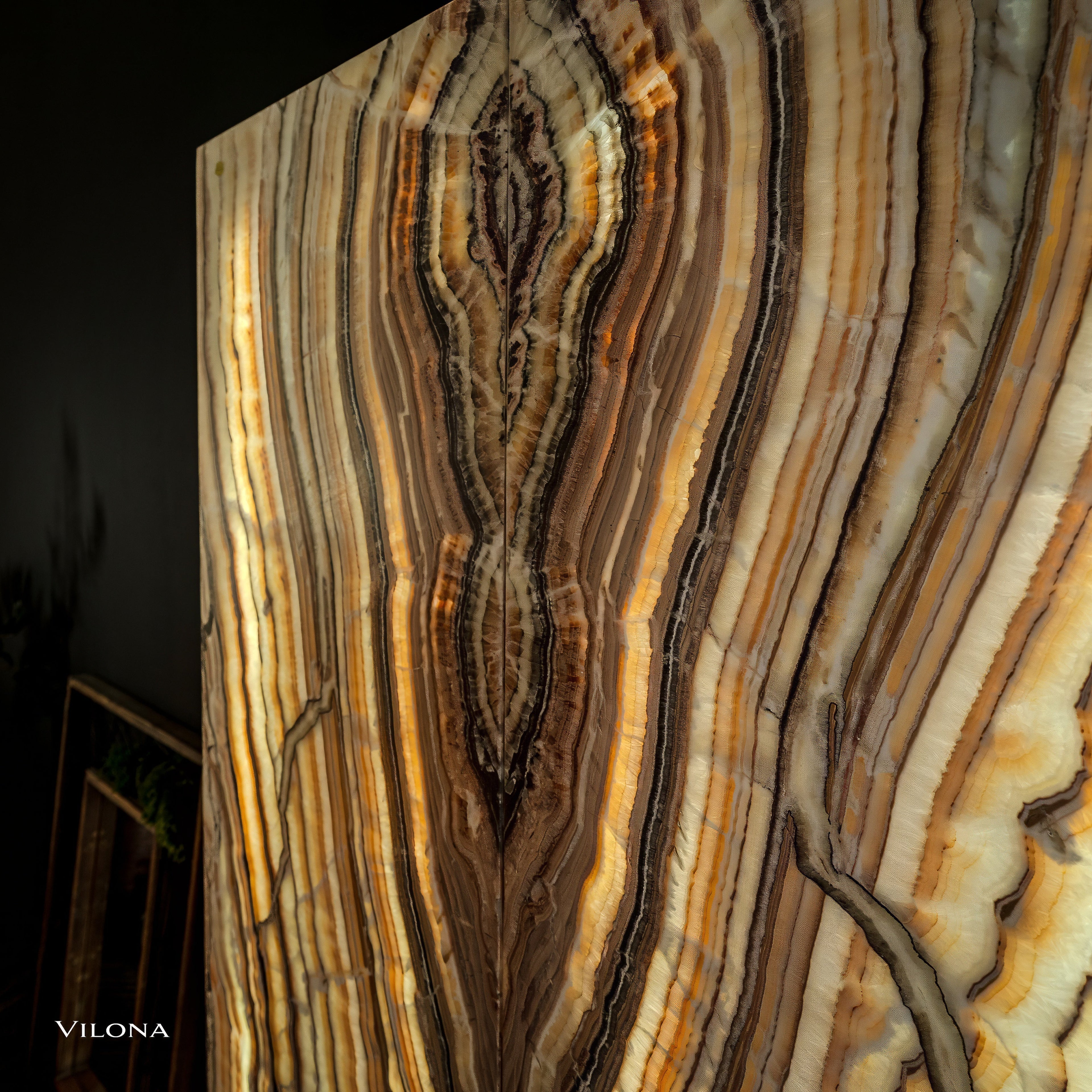 Sahara Onyx Wall Panels (Set #2 Out Of 3) Exotic