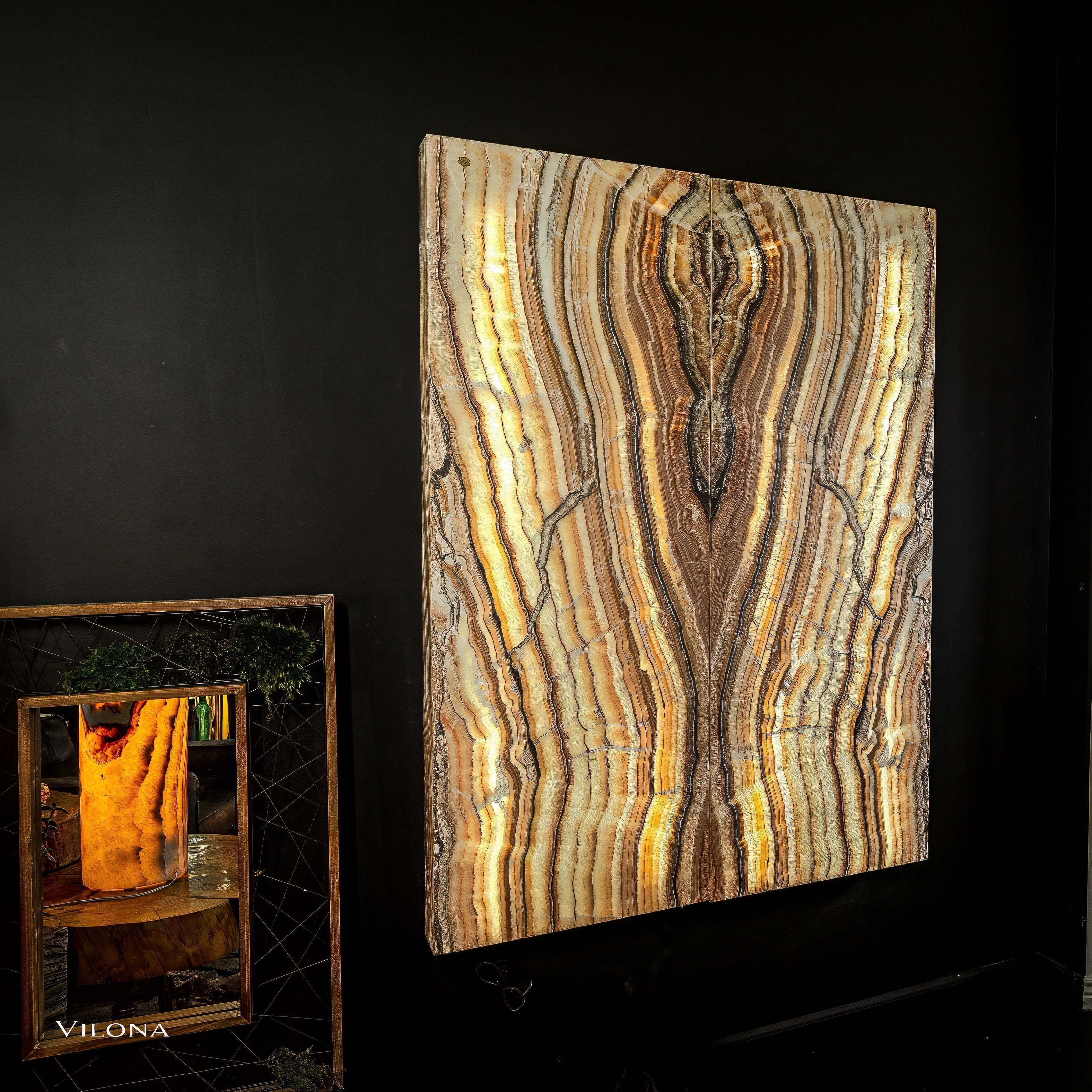 Sahara Onyx Wall Panels (Set #2 Out Of 3) Exotic